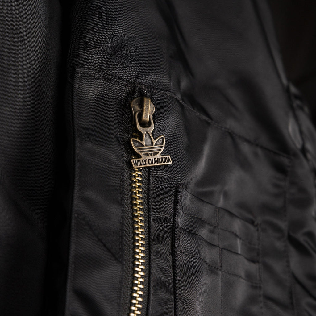 x Willy Chavarria Satin Bomber Jacket