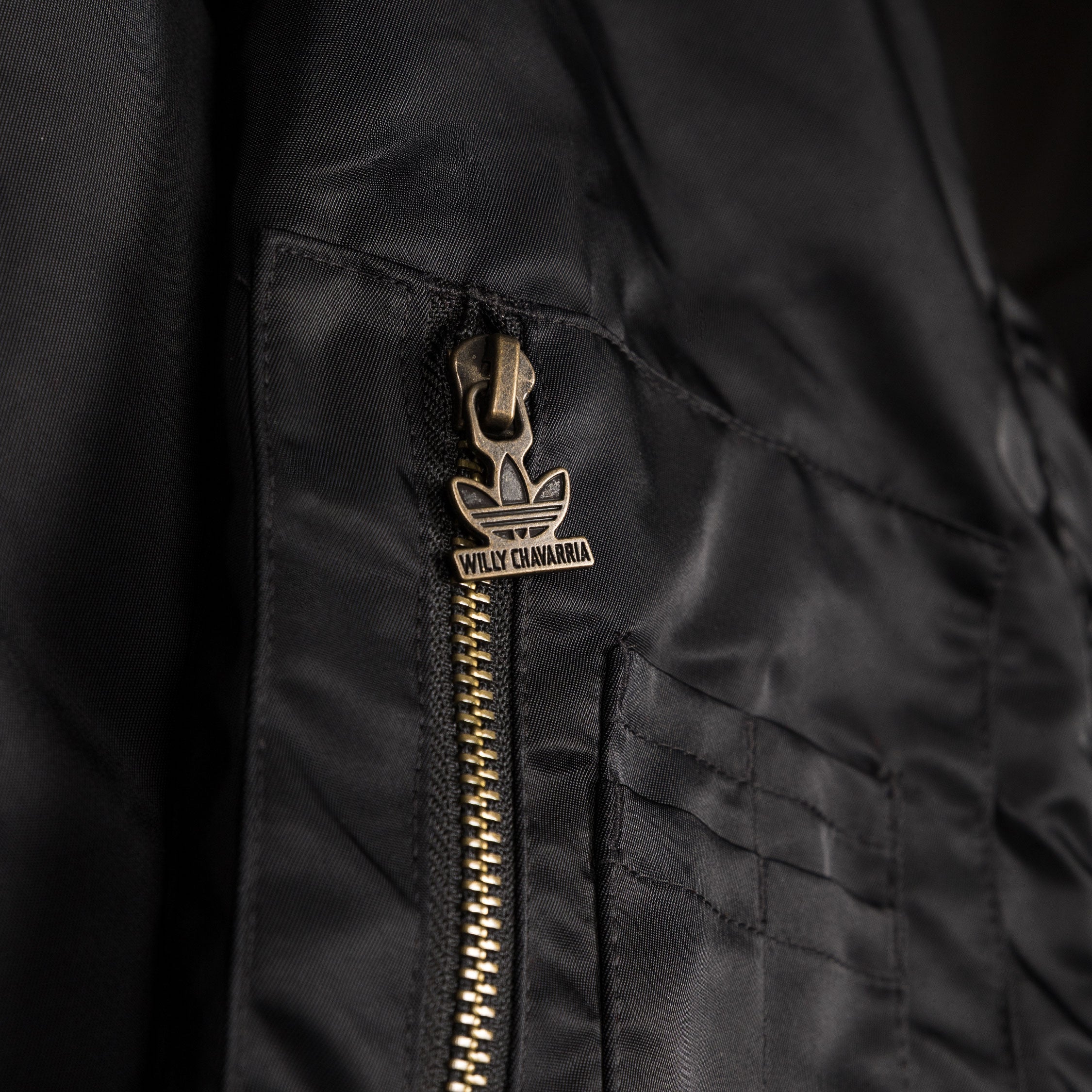 x Willy Chavarria Satin Bomber Jacket