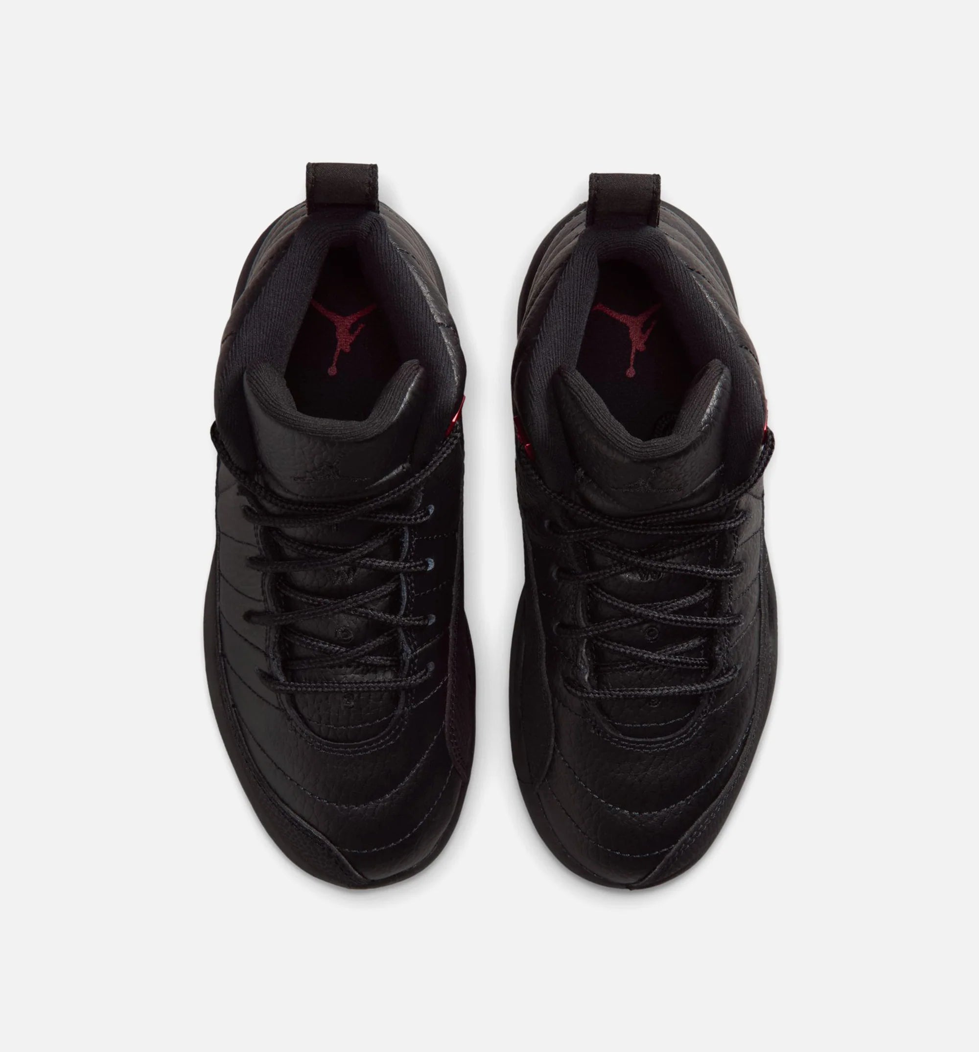 Air Jordan 12 Retro Bloodline Preschool Lifestyle Shoe Black Varsity Red Free Shipping