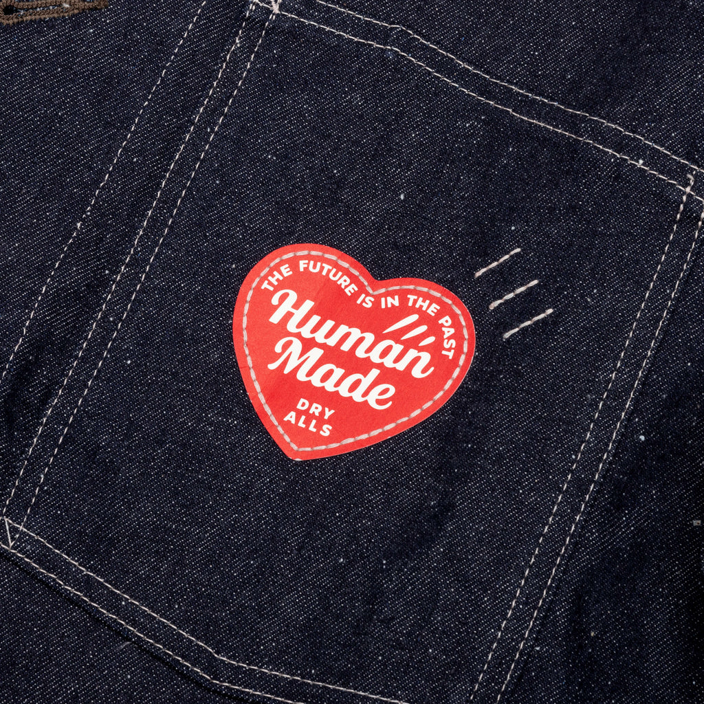 Denim Coverall Jacket Rigid Indigo