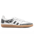 Womens Samba OG Silver Metallic Cloud White Core White