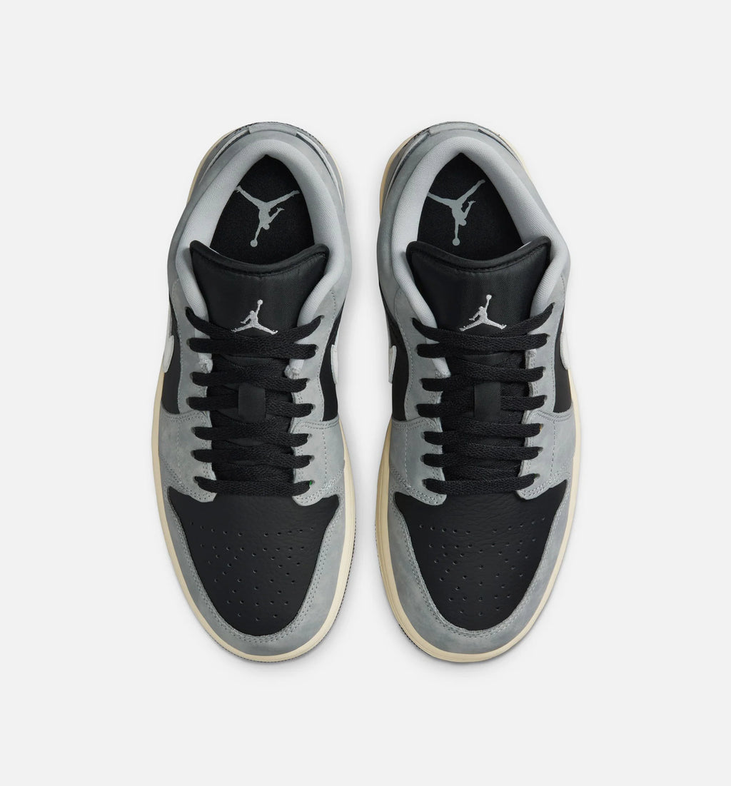 Air Jordan 1 Low SE Mens Lifestyle Shoe Light Smoke Grey White Off Noir