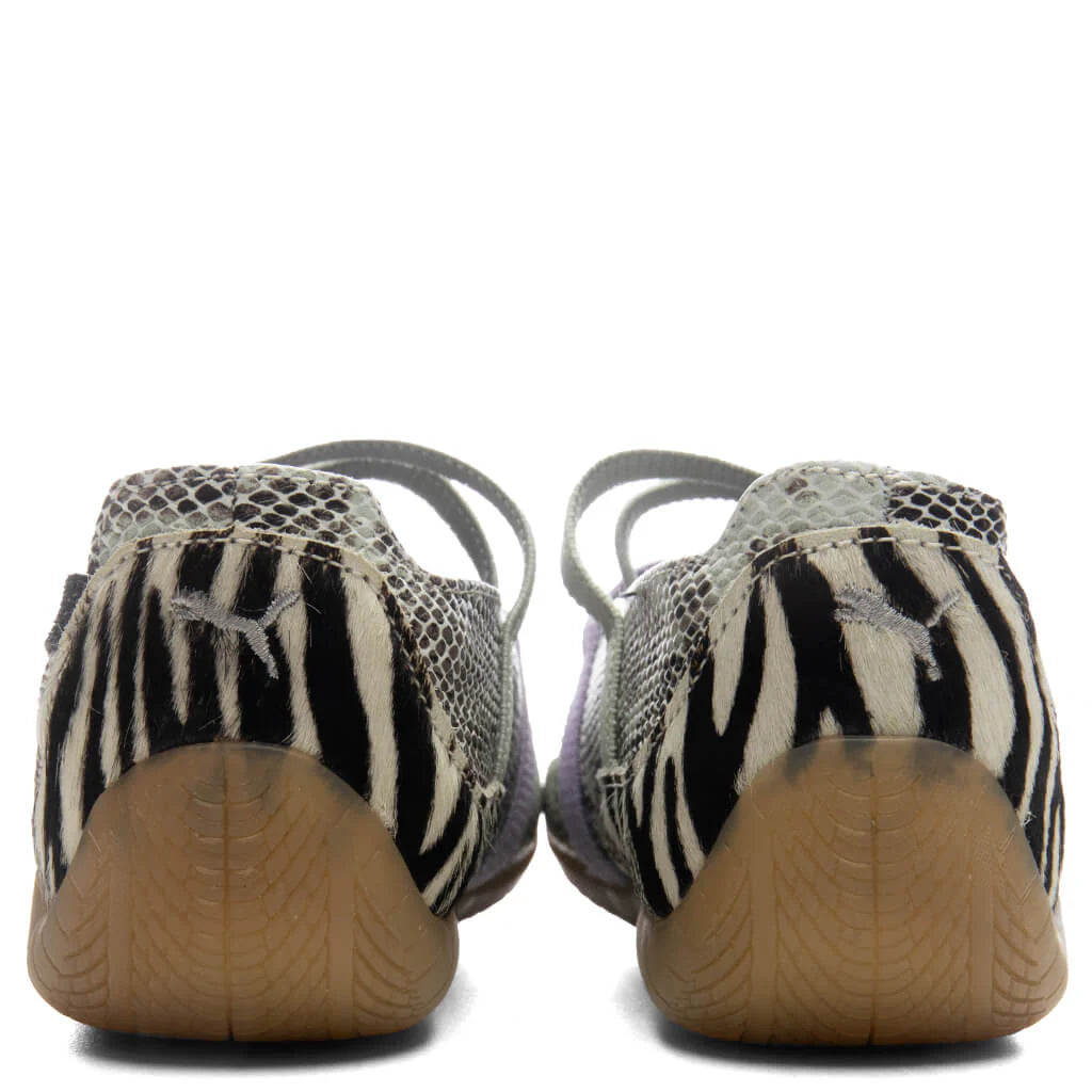 Womens Speedcat Ballet Mixed Feel PUMA Black Cashew Brown Light Lavender