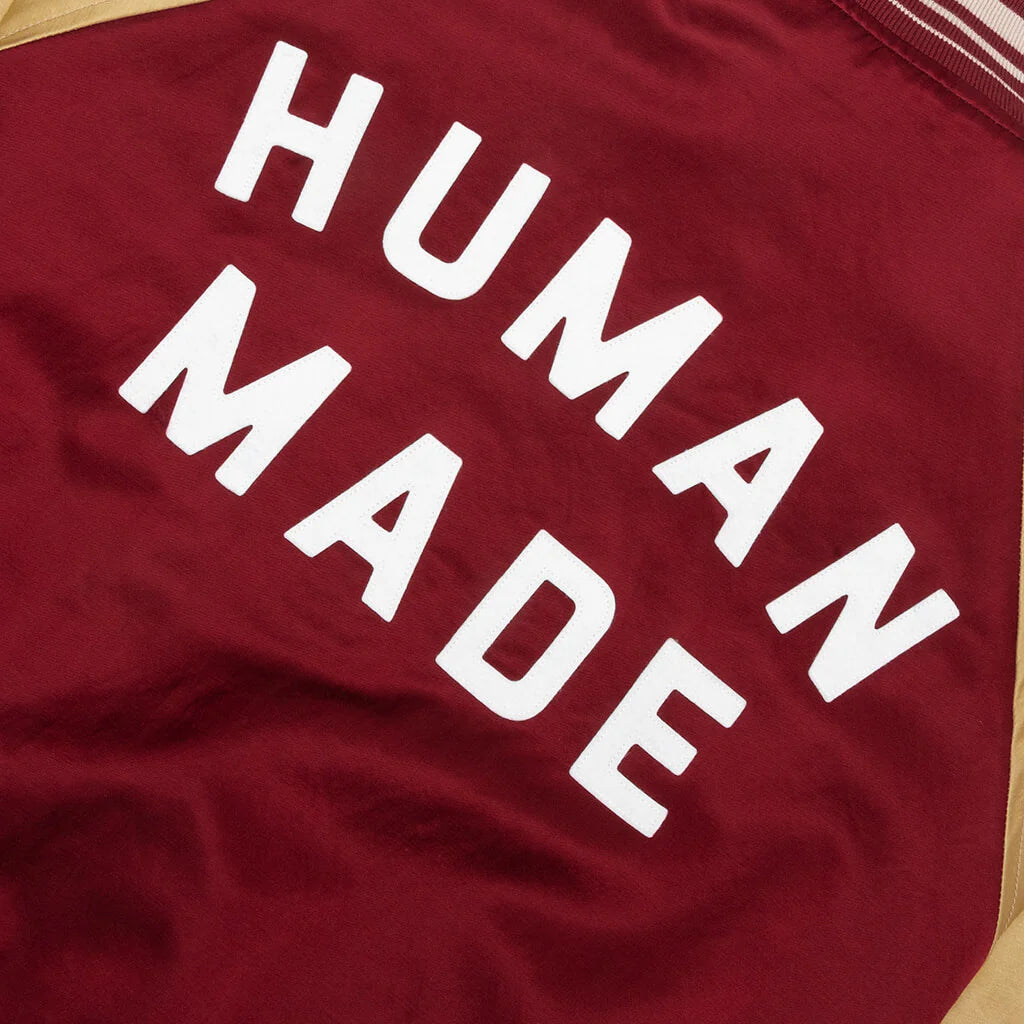 Reversible Satin Jacket Burgundy