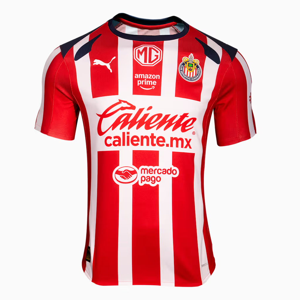 PUMA Mens Chivas Home Soccer Jersey 25 26 Red