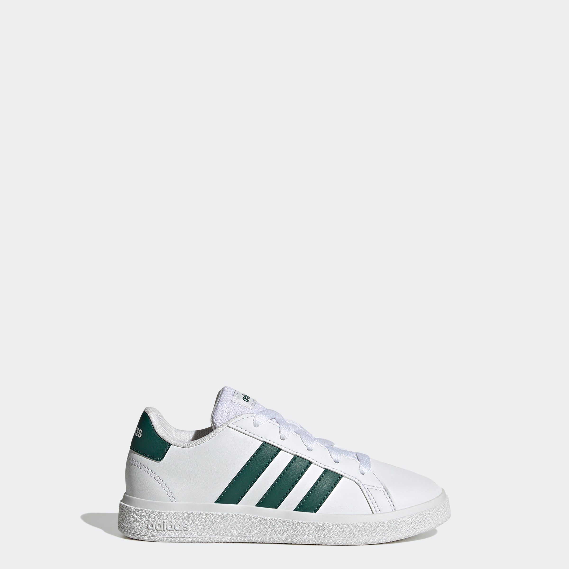 Kids' adidas Grand Court Lifestyle Tennis Lace-Up Shoes