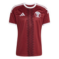 adidas Qatar Home Mens Soccer Jersey 2026 Maroon