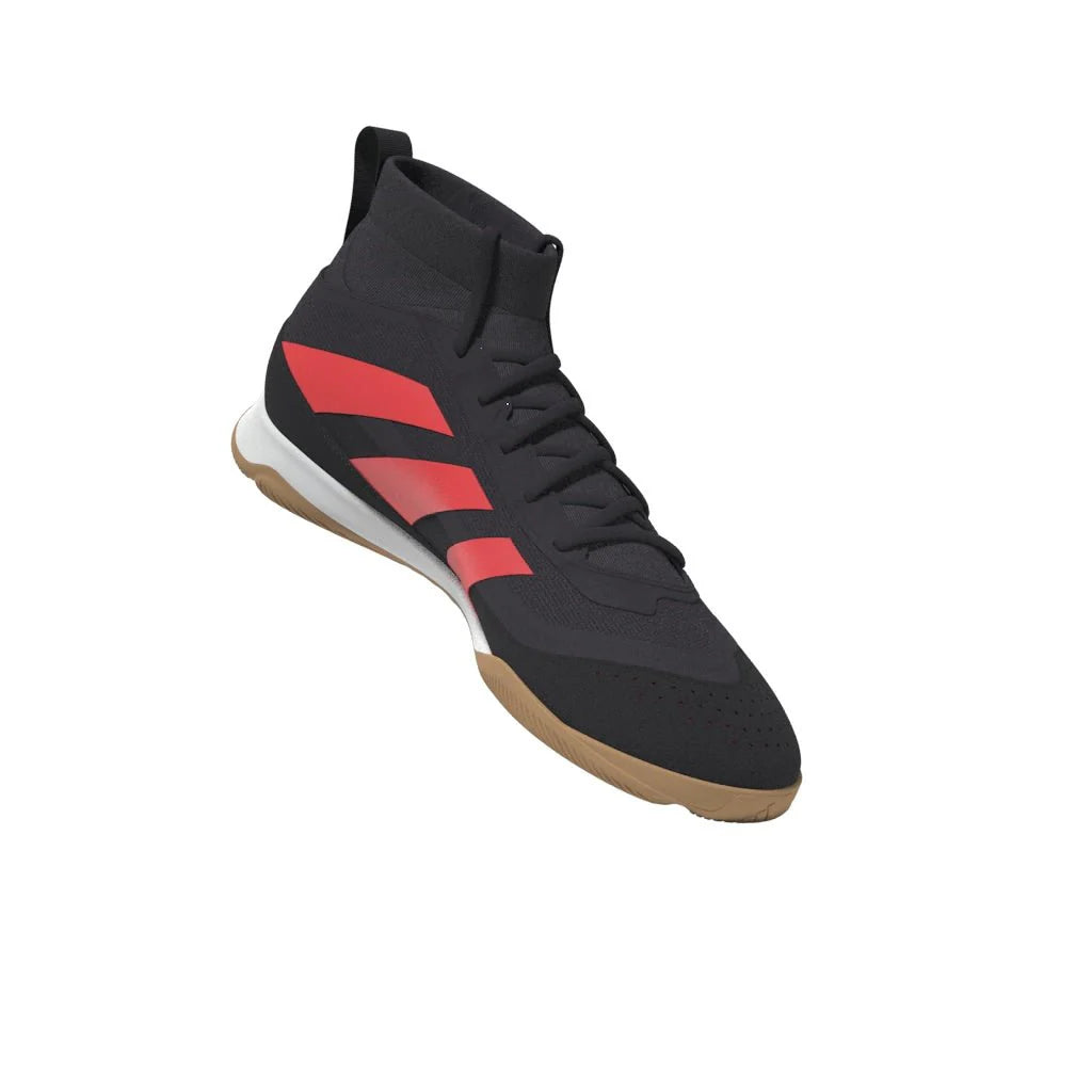 adidas Predator League Mid IN Indoor Soccer Shoes Black Turbo White