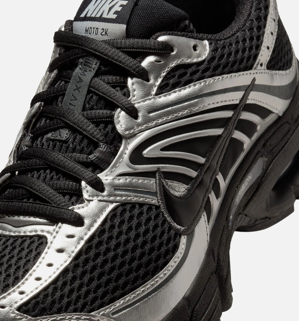 Air Max Moto 2K Womens Lifestyle Shoe Black Black Metallic Silver Anthracite