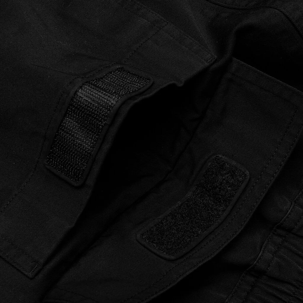 Double Cargo Jumbo Belas Pants Black