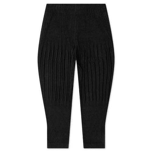 Relaxed Pleat Basics Pants Black