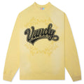 Stud Logo Washed L S Paisley Washed Yellow