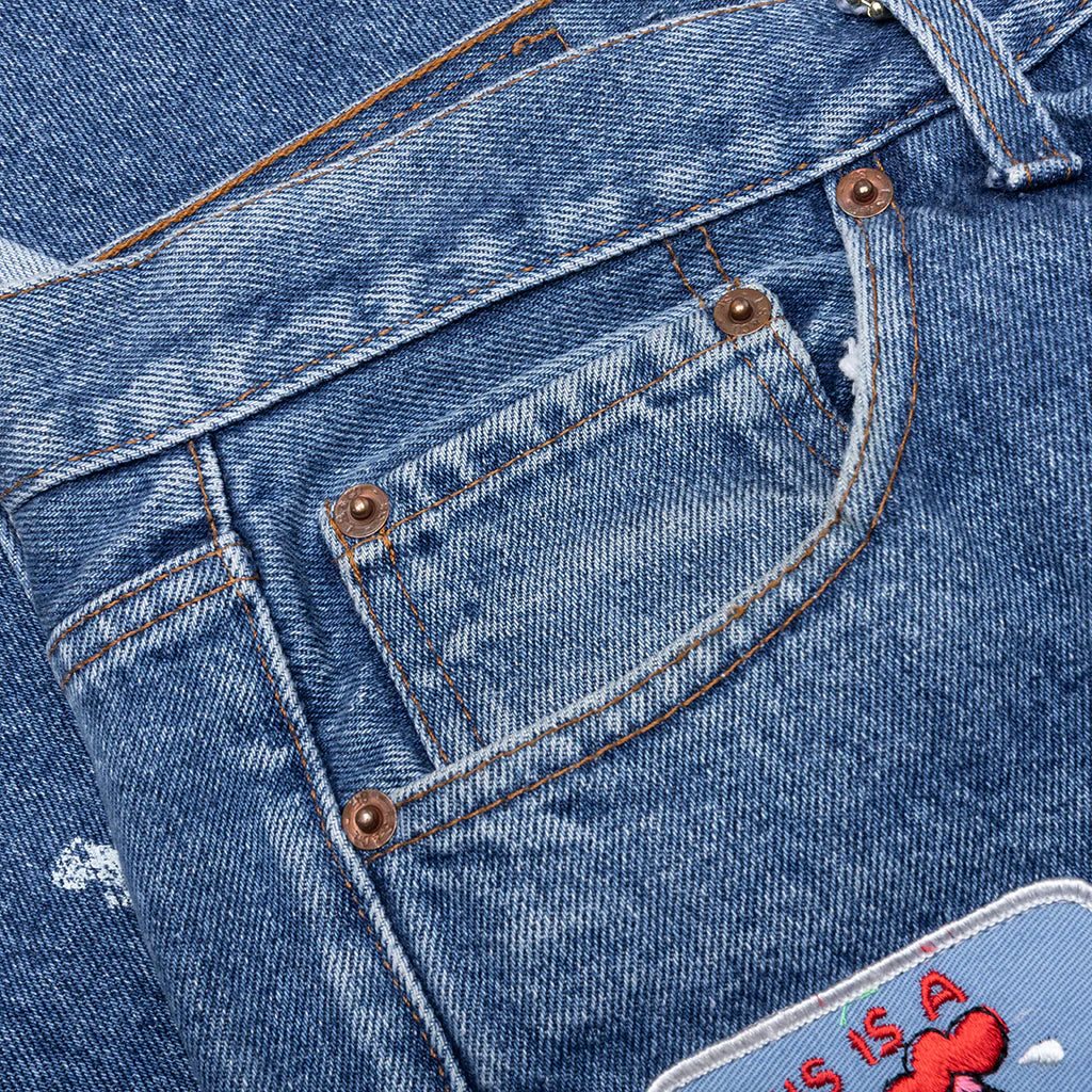 Gentlemens Denim Pants Indigo