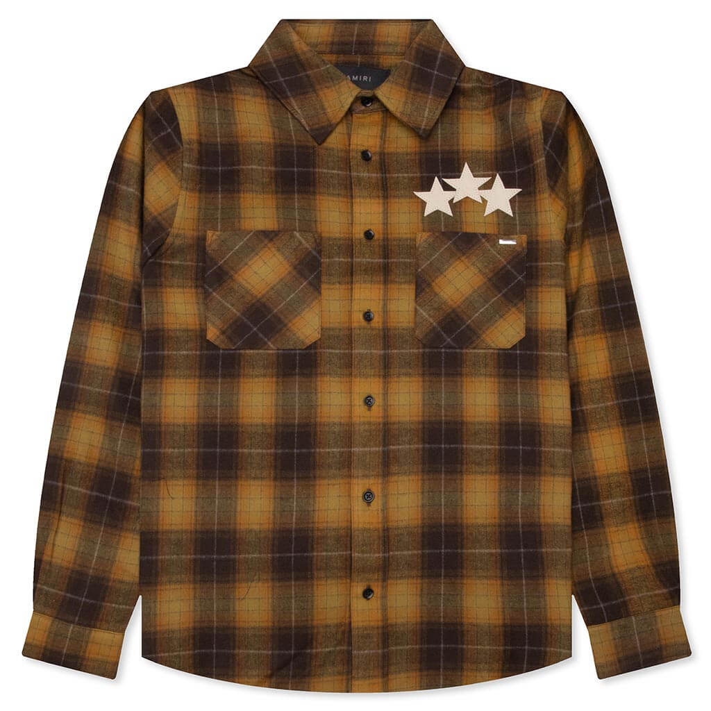 Stars Plaid Flannel Chai Tea