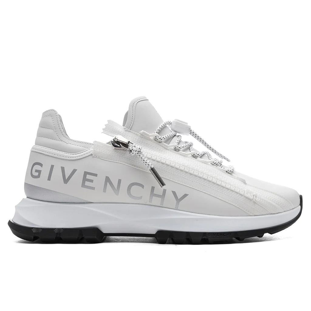 Spectre Zip Runners White Silvery
