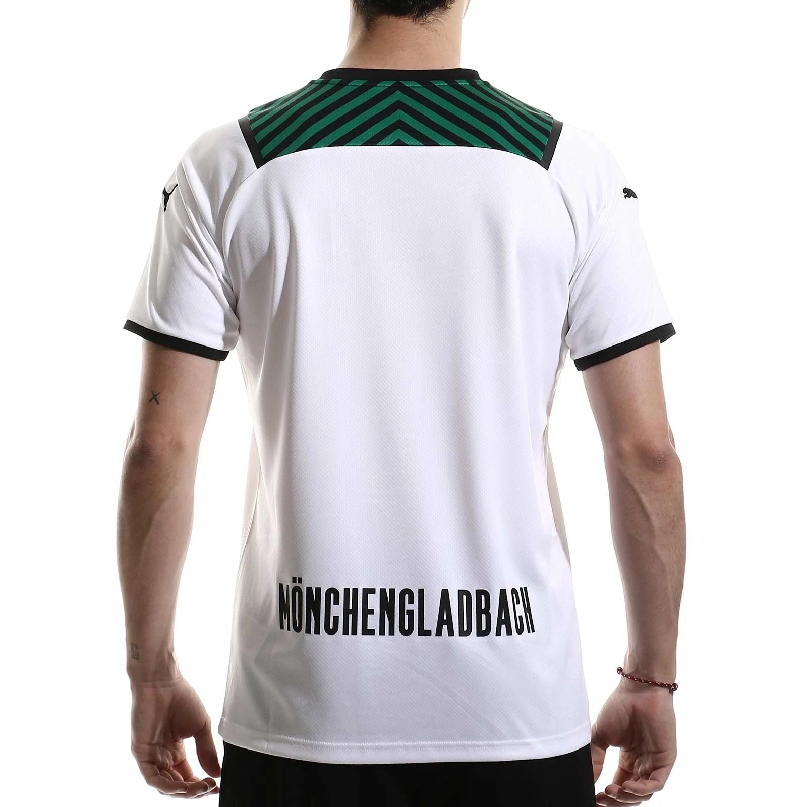 PUMA Borussia Monchengladbach Home Jersey 21 White Power Green