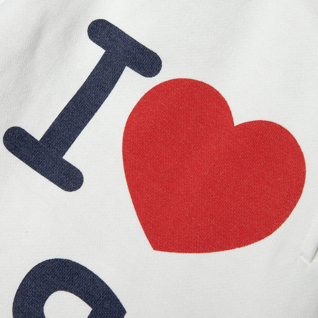 I Love Saint Sweat Pants White