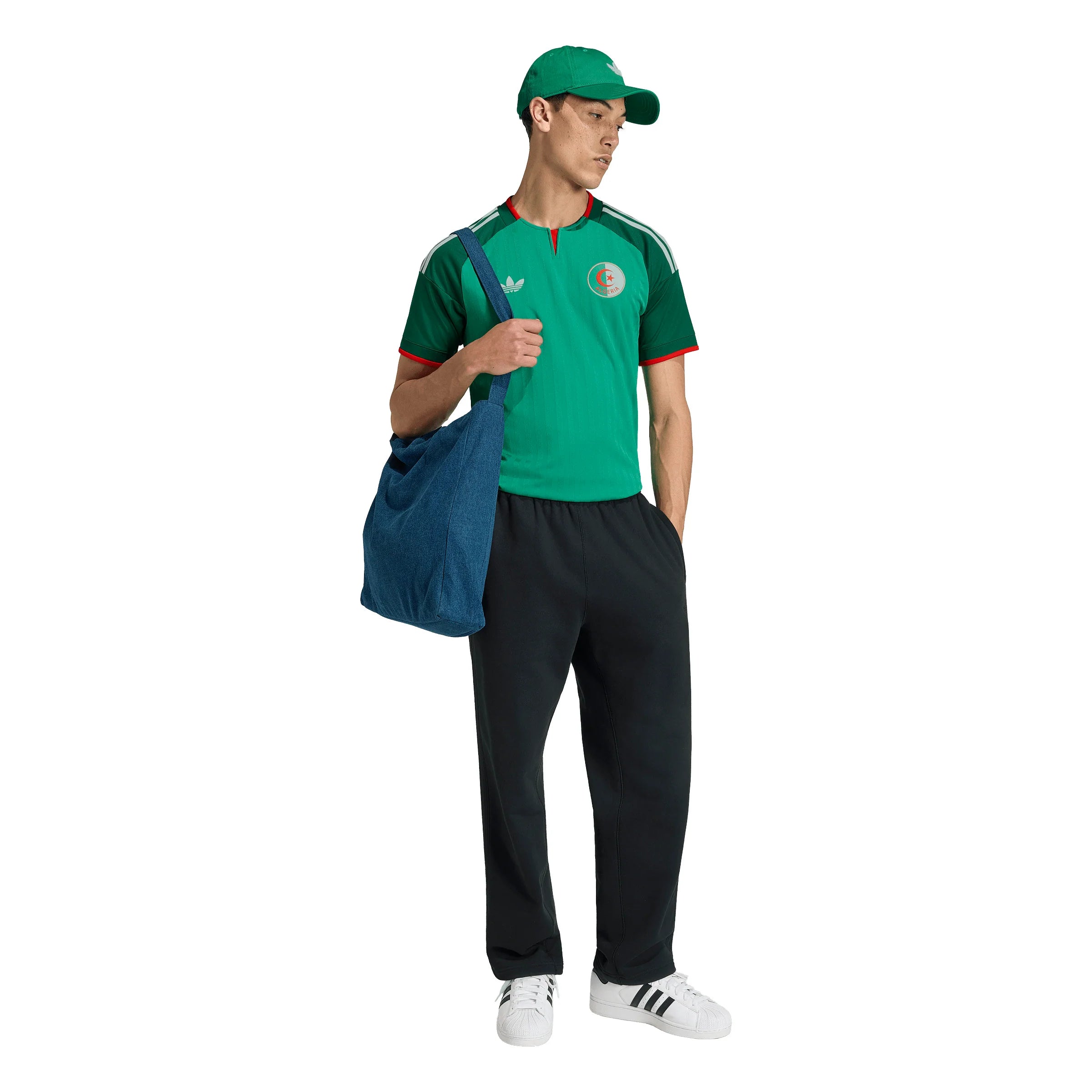 adidas Algeria Away Mens Soccer Jersey 2026 Green