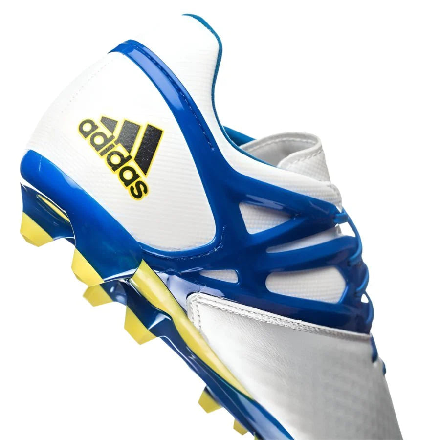 adidas Messi 151 FG AG Multi Ground Youth Soccer Cleats White Prime Blue Black