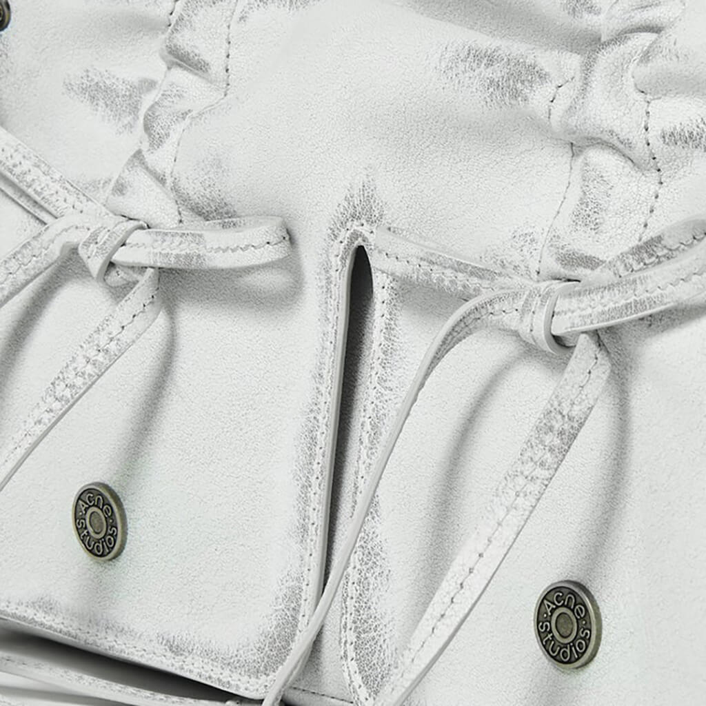 Multipocket Vintage Bag White Grey