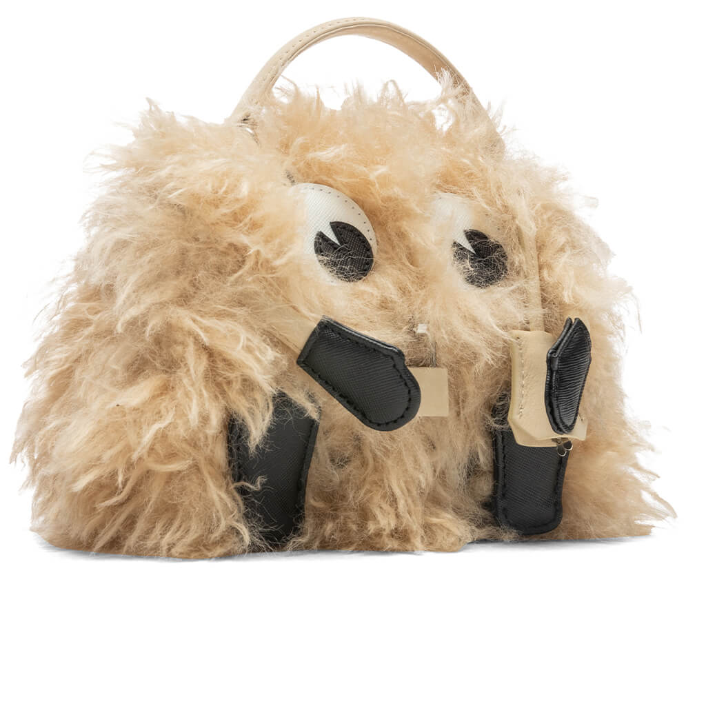 Readymade x Dr Woo Fur Monster Bag Tan