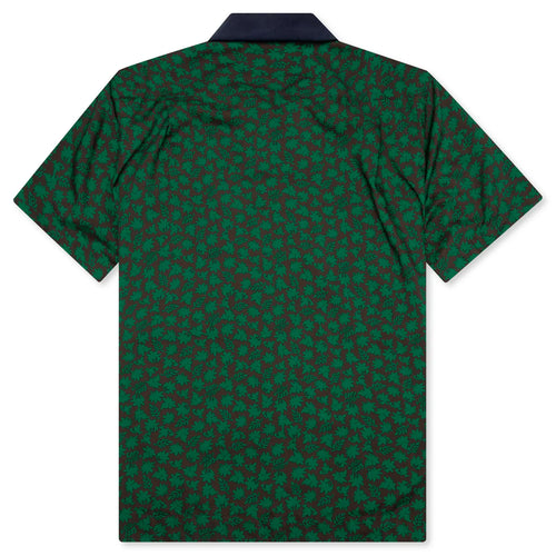 Floral Print Shirt Green
