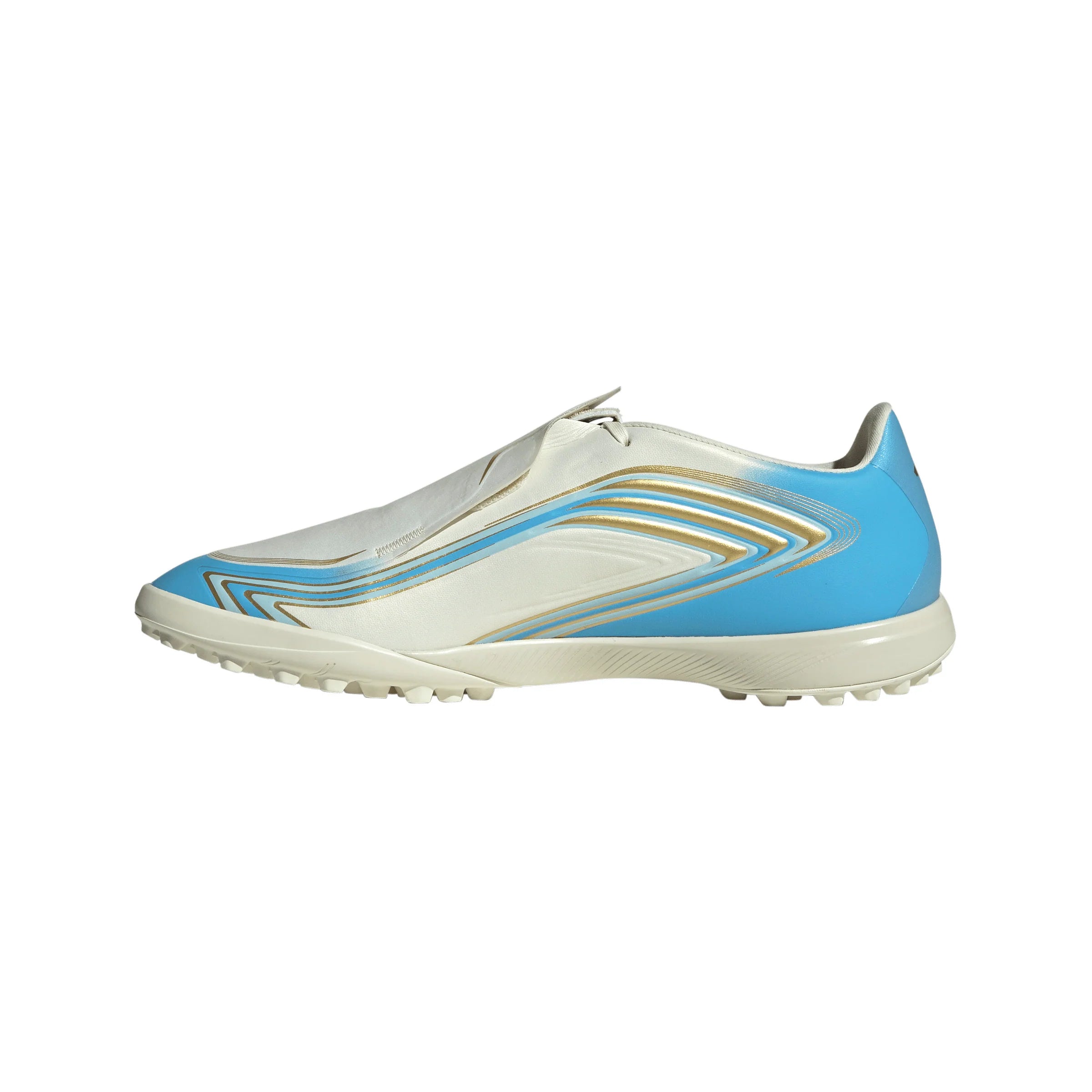adidas F50 Messi League Turf Mens Soccer Cleats Ivory Blue