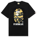 1st Camo by Bathing Ape Tee Black Yellow