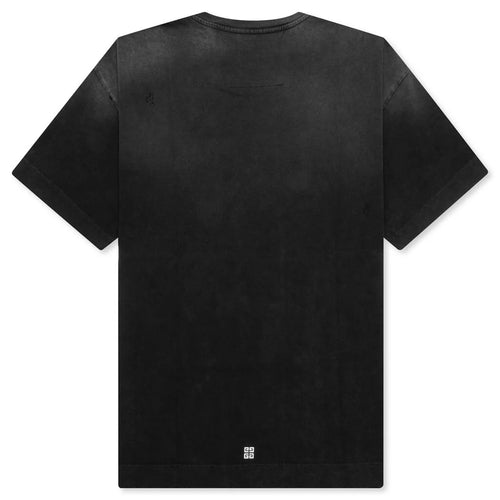 Casual Fit No Pocket T Shirt Black