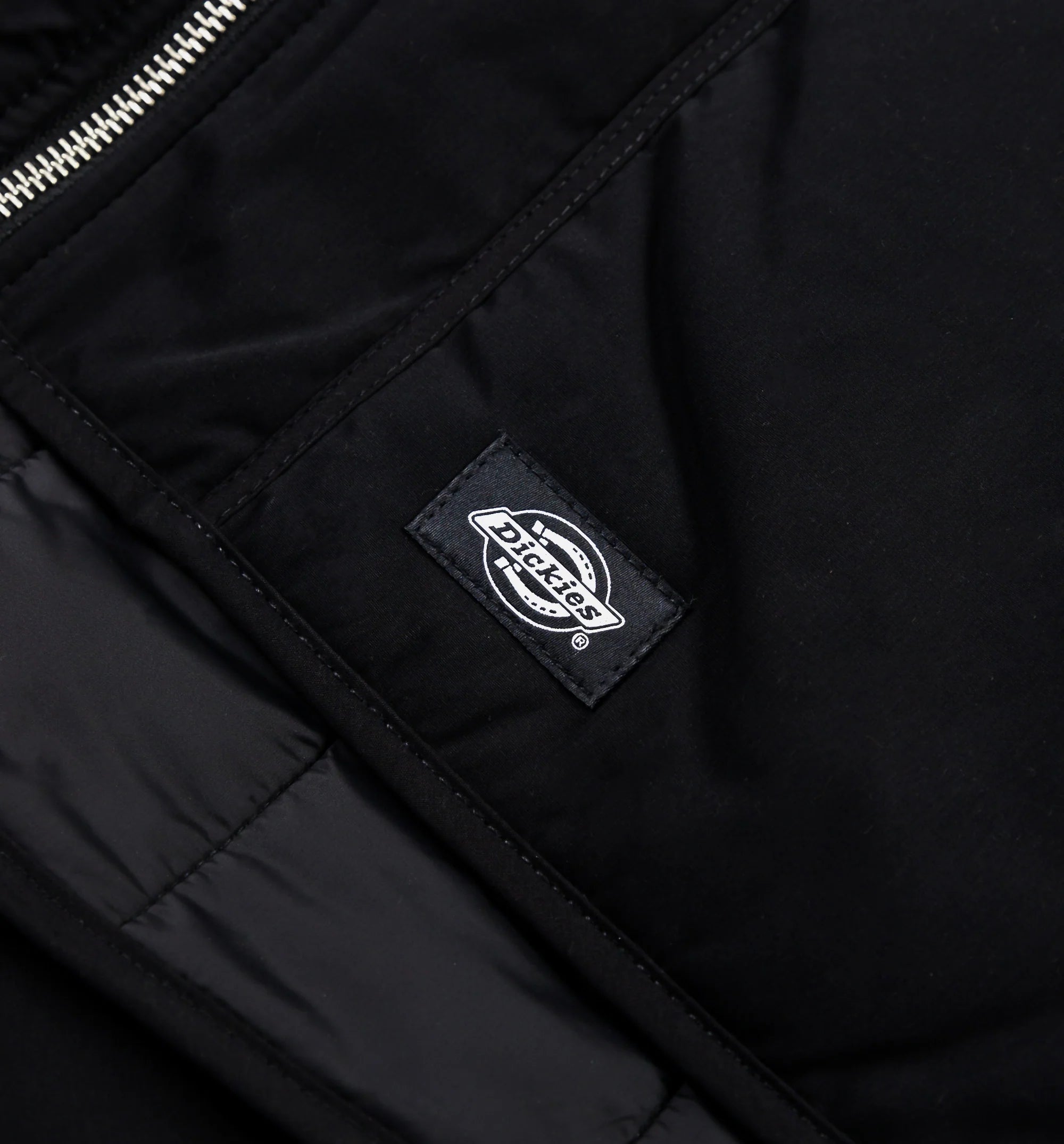 Diamond Quilted Insulated Mens Jacket Black
