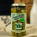 Foster's Since 1984 Pickled Okra in Jar, Original, 16oz, 2 Pack | Traditional Pickled Vegetables Recipe for over 40 years, Low Calorie Snack, Gluten Free, Fat and Preservative Free Pickles