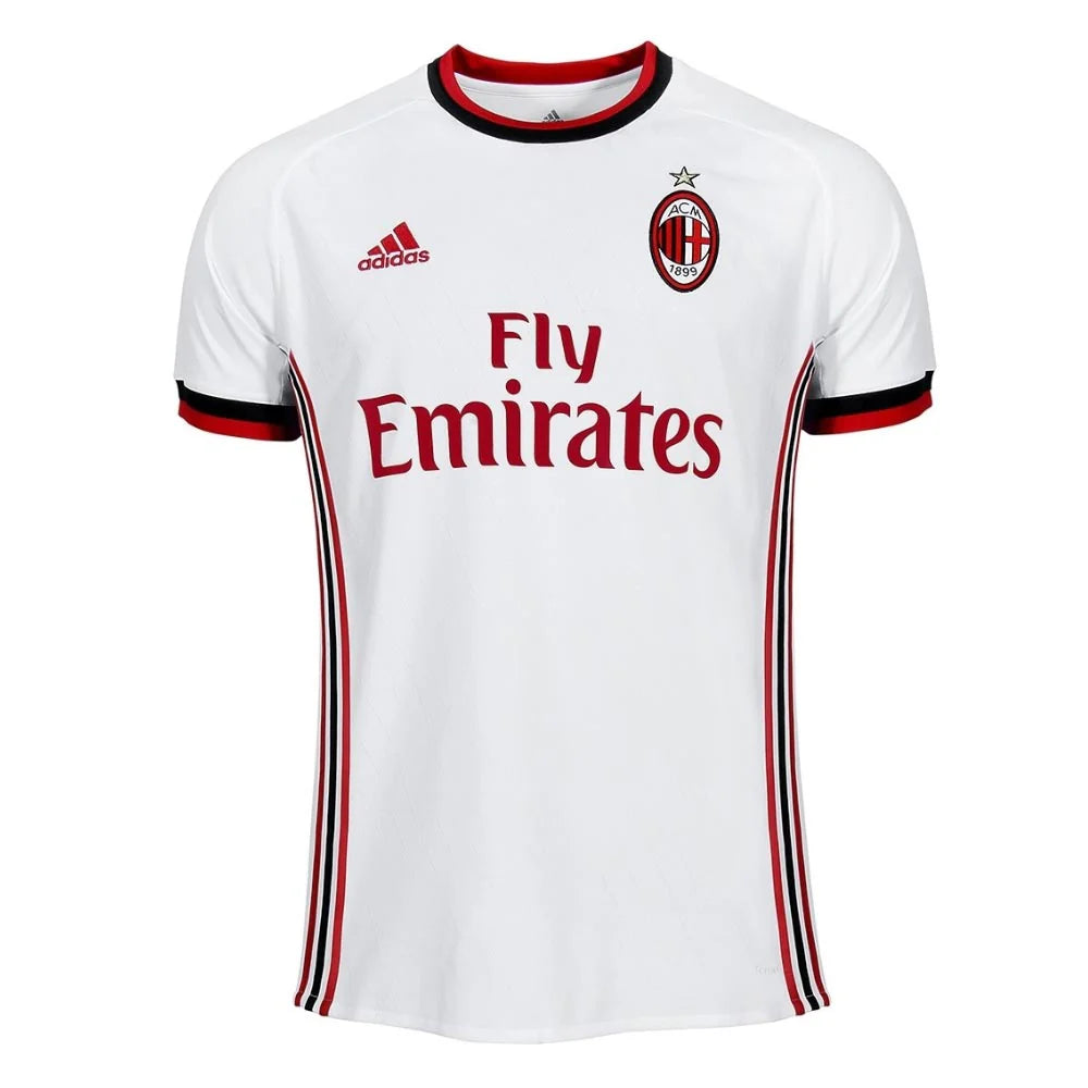 adidas AC Milan Away Jersey 17 White Red Black