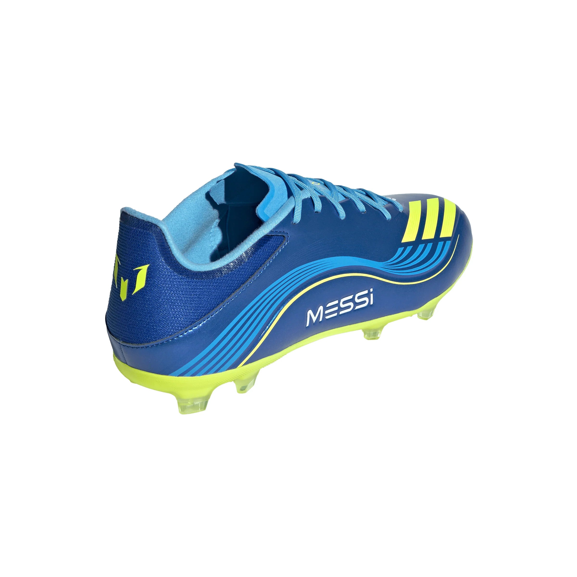 adidas F50 Messi League FG MG Mens Soccer Cleats Royal Blue Yellow Blue