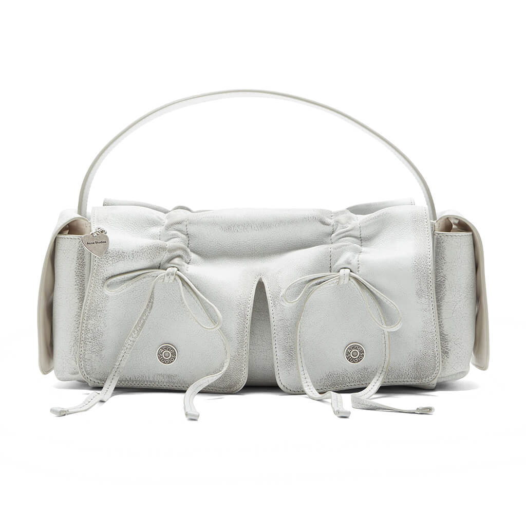 Multipocket Vintage Bag White Grey