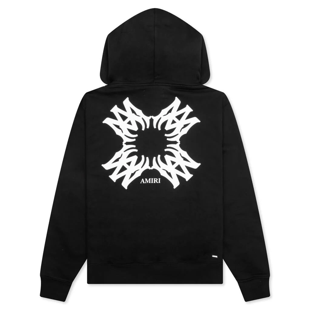 MA Quad Zip Up Hoodie Black