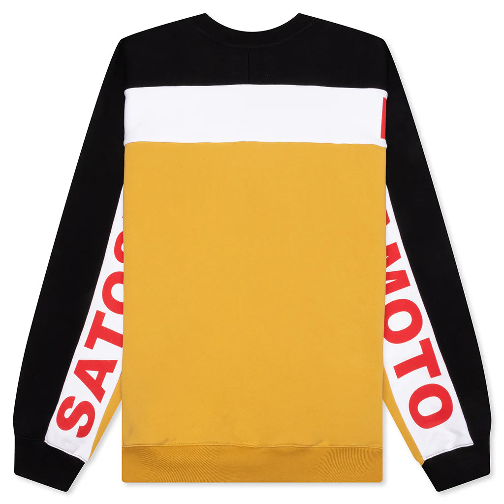 Team Satoshi Crewneck Yellow Black