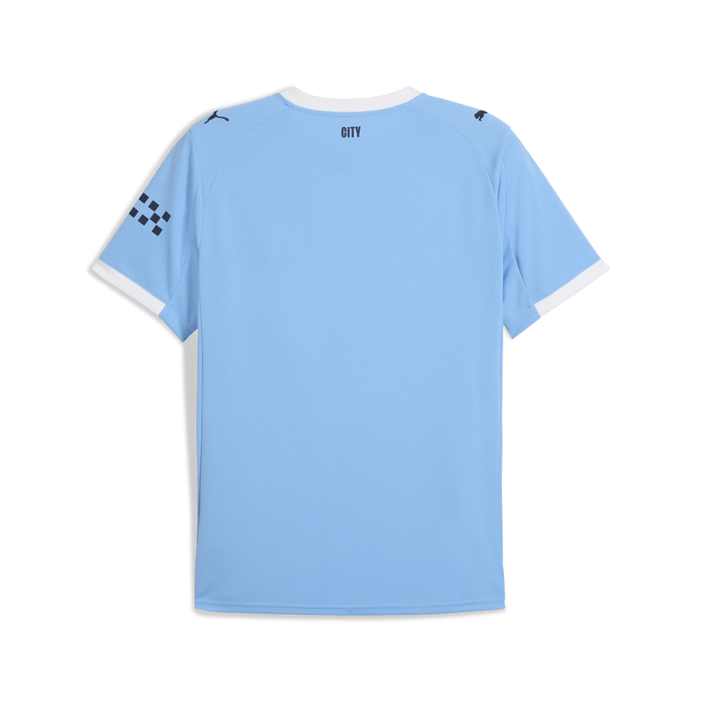 PUMA Mens Manchester City Home Jersey 25 Light Blue White