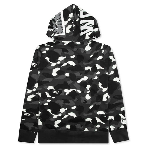 City Camo Shark Full Zip Hoodie Black