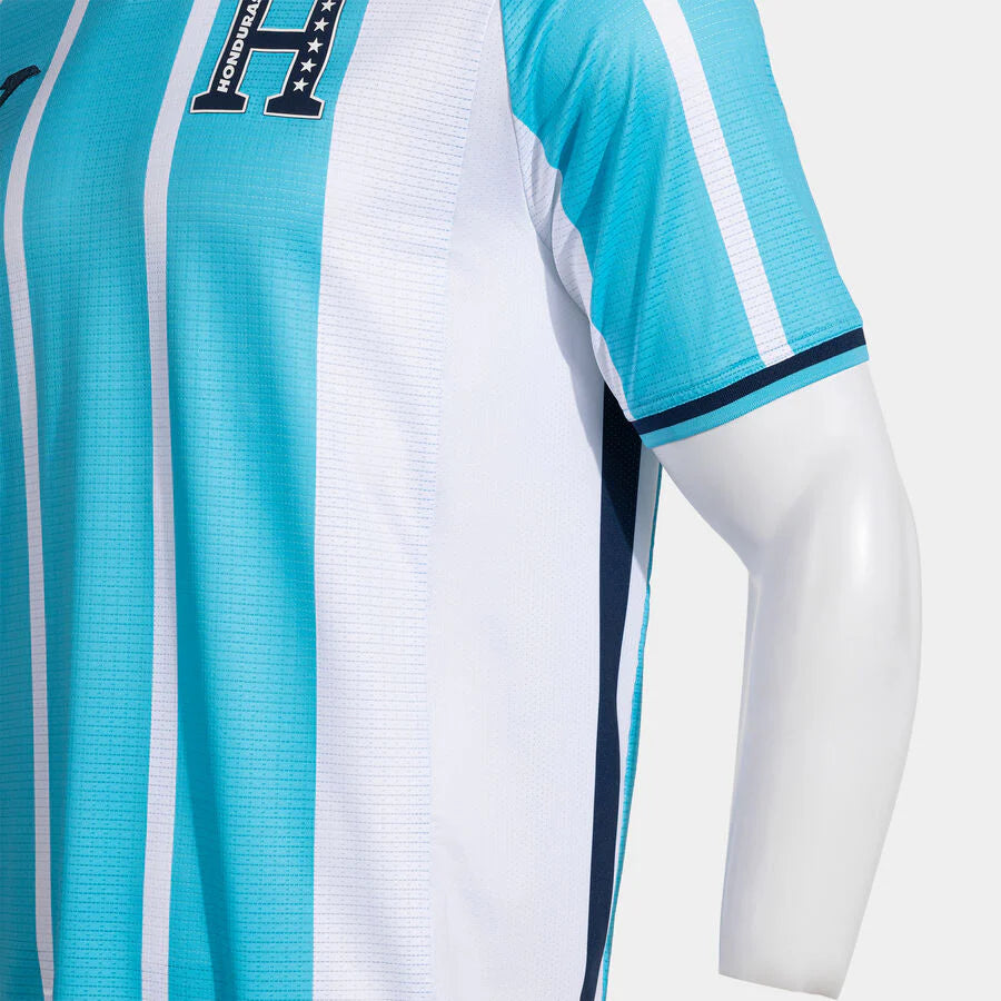 Joma Honduras Away Mens Soccer Jersey 26 Sky Blue White