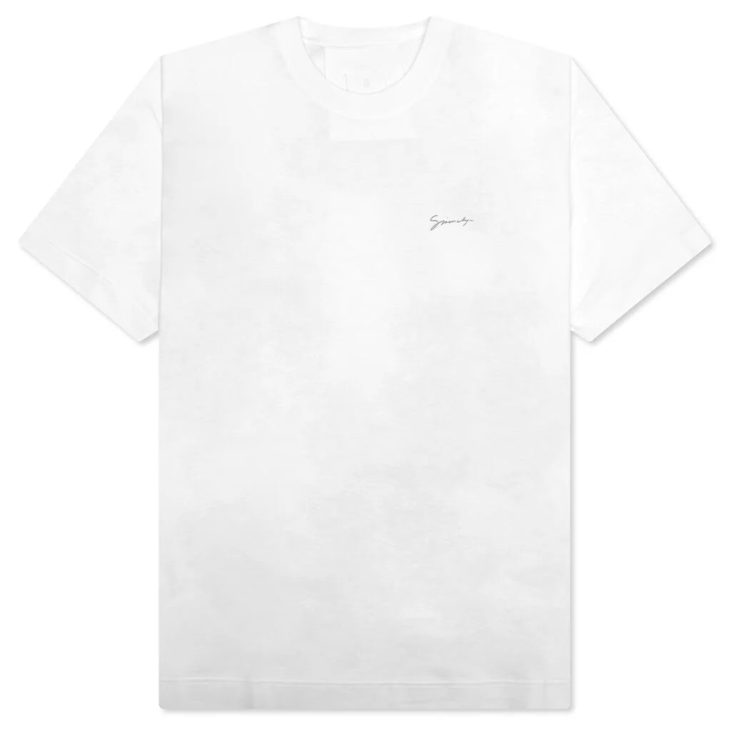 Baroque Print S S T Shirt White