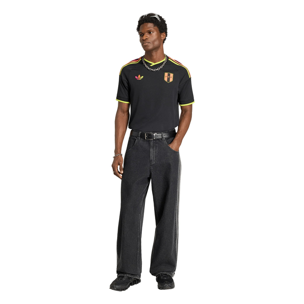 adidas Peru Away Mens Soccer Jersey 2026 Black