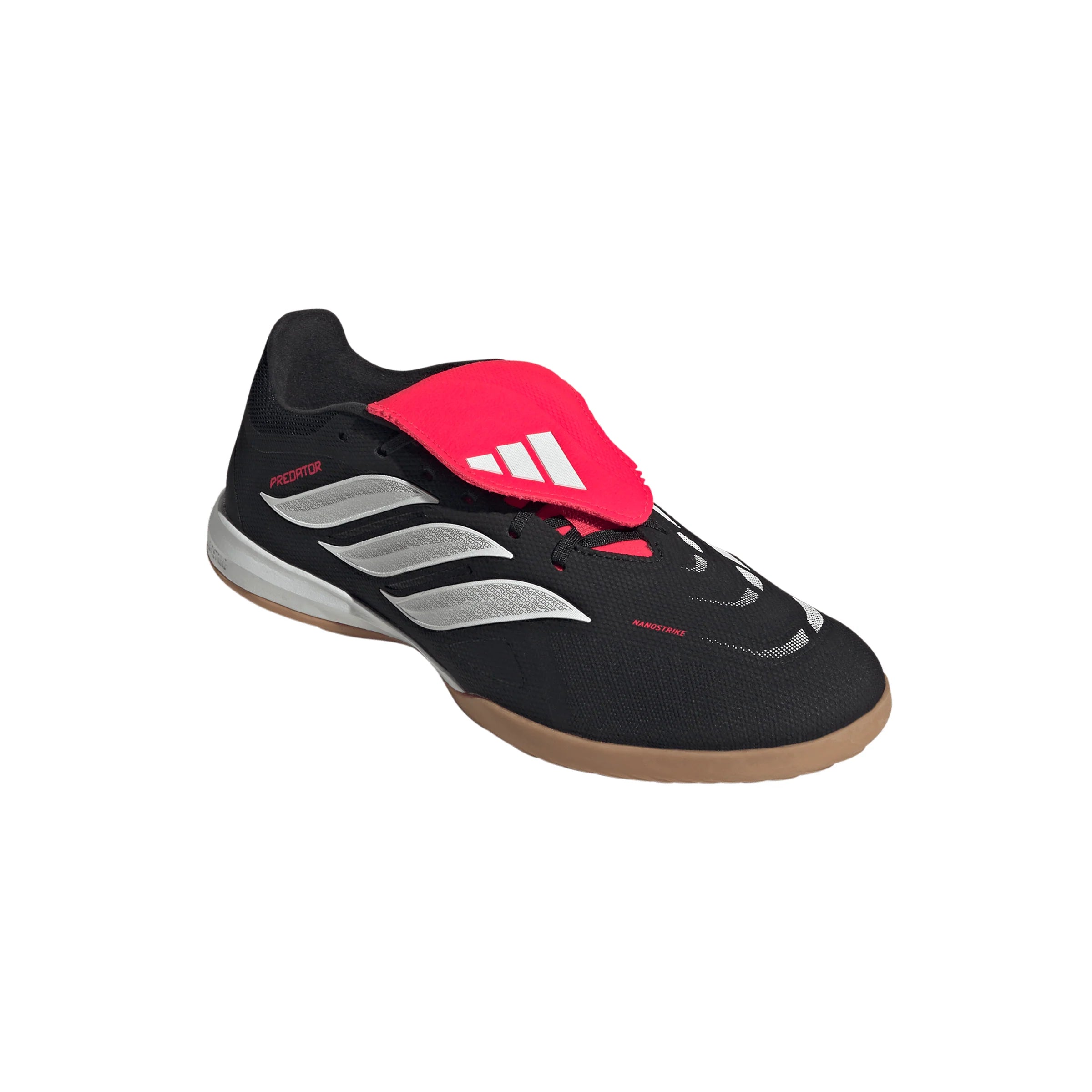 adidas Predator League Fold Over Tongue IN Indoor Mens Soccer Shoes Black White