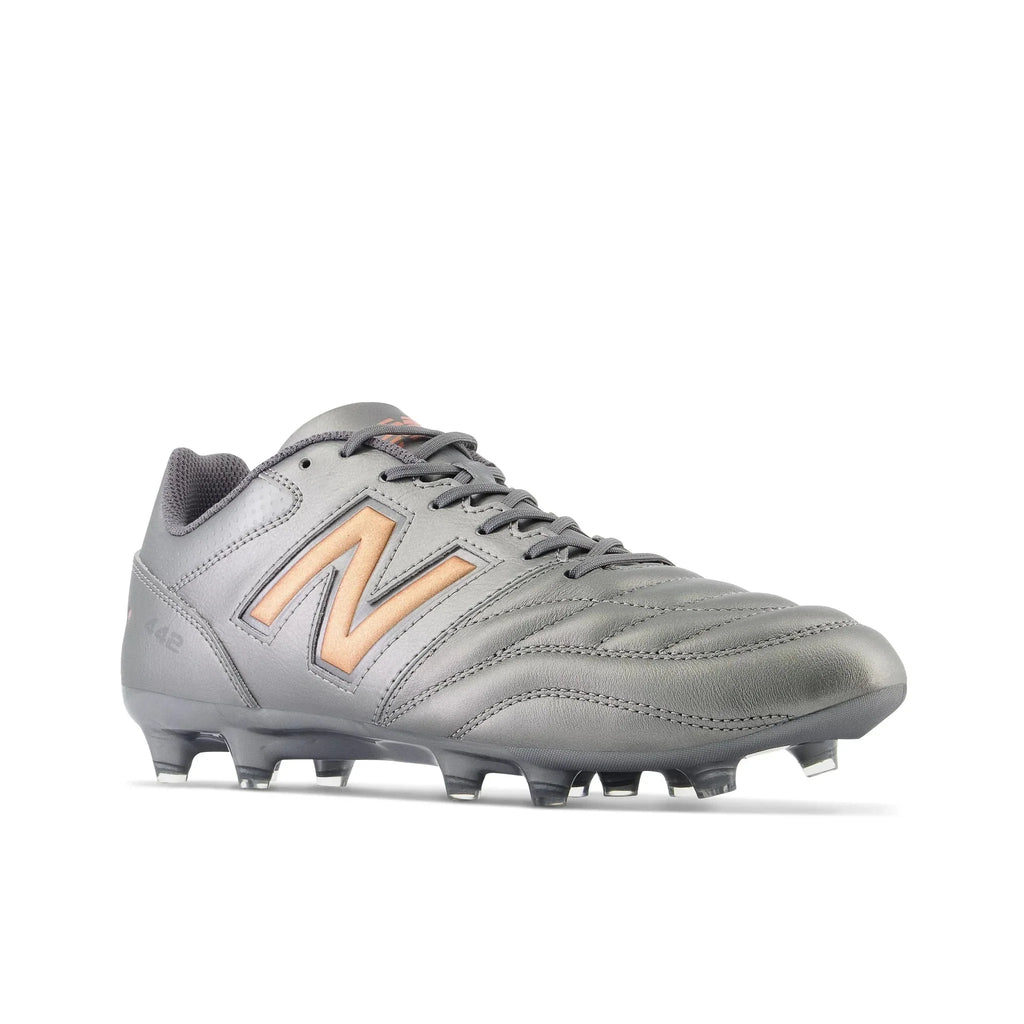New Balance 442 V2 Team FG Firm Ground Soccer Cleats Silver