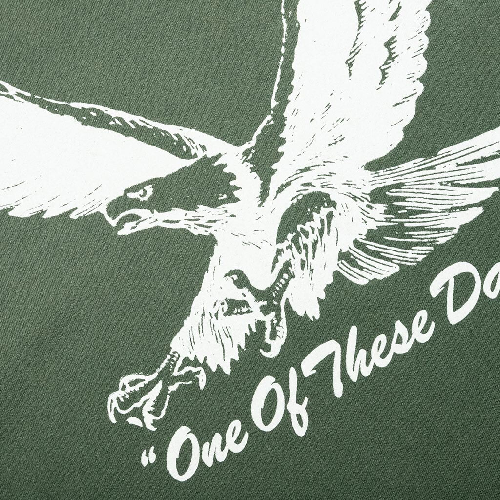 Screaming Eagle Tee Washed Forest Green
