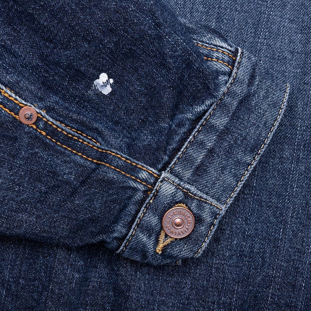 101XX S S Damaged Jacket Indigo