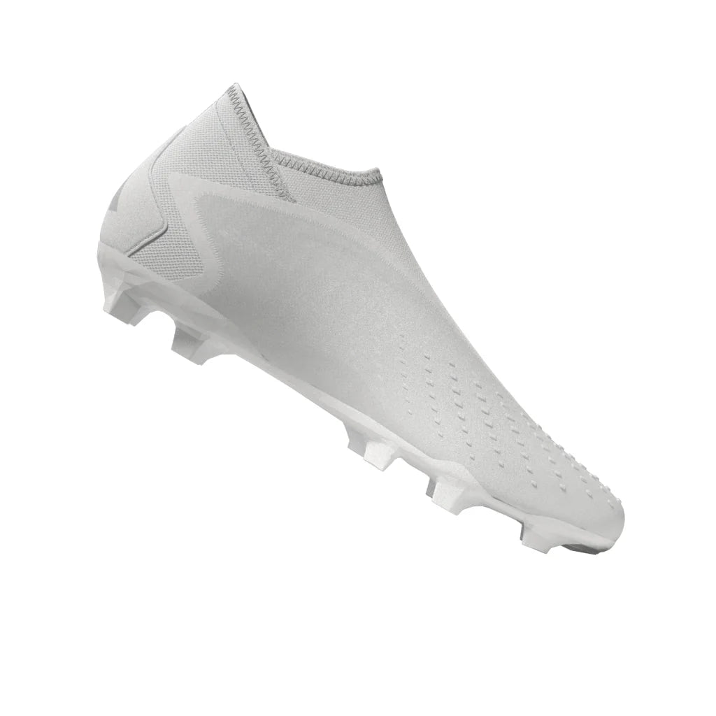 adidas Predator Accuracy3 Laceless FG Firm Ground Soccer Cleats White White