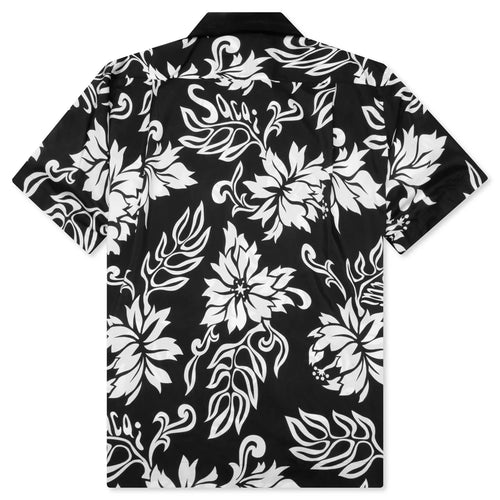 Floral Print Shirt Black