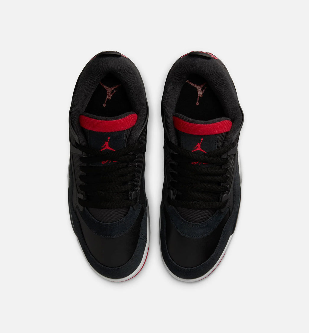 Air Jordan 4 RM Mens Lifestyle Shoe Black Wolf Grey White Varsity Red