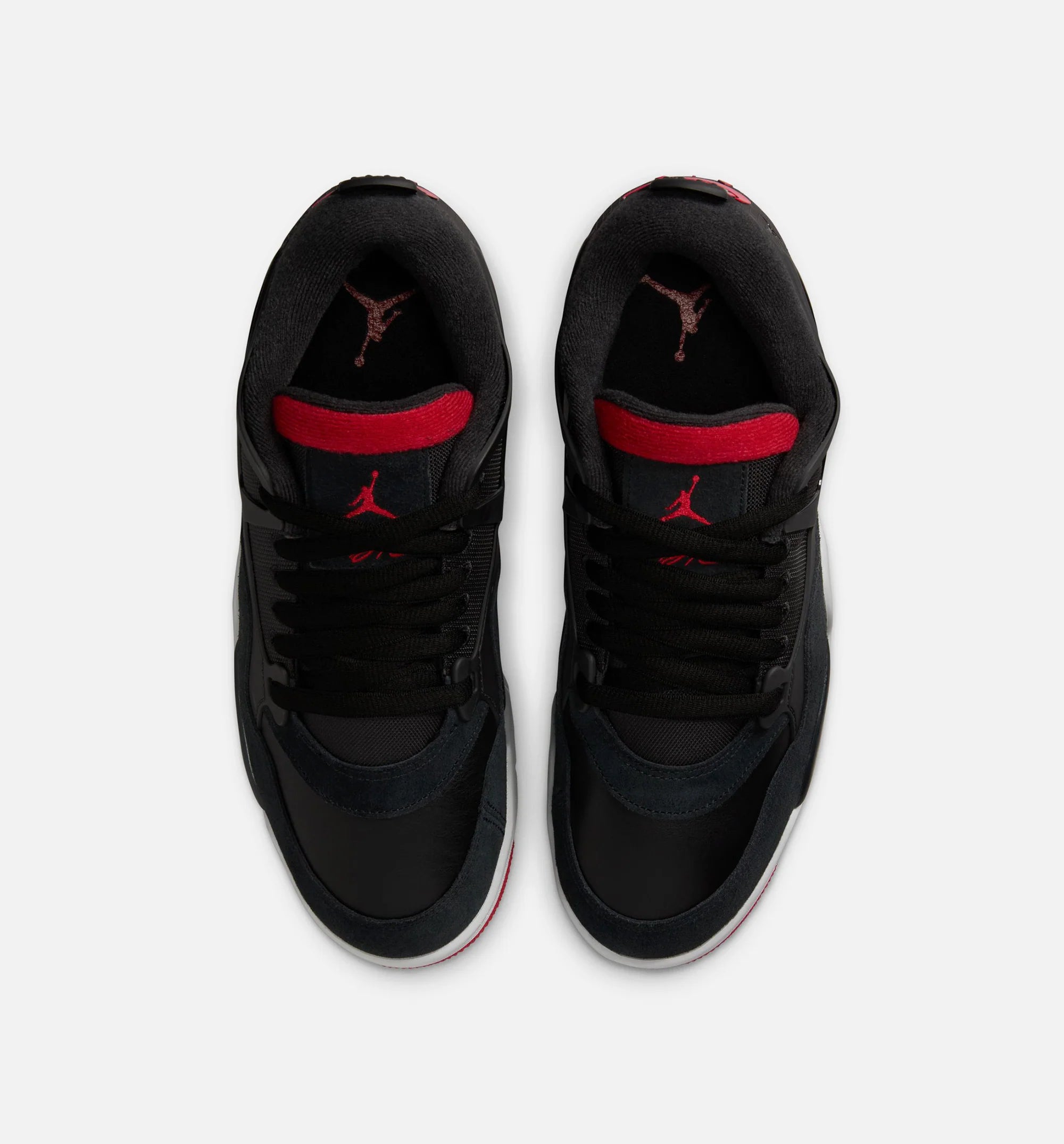 Air Jordan 4 RM Mens Lifestyle Shoe Black Wolf Grey White Varsity Red