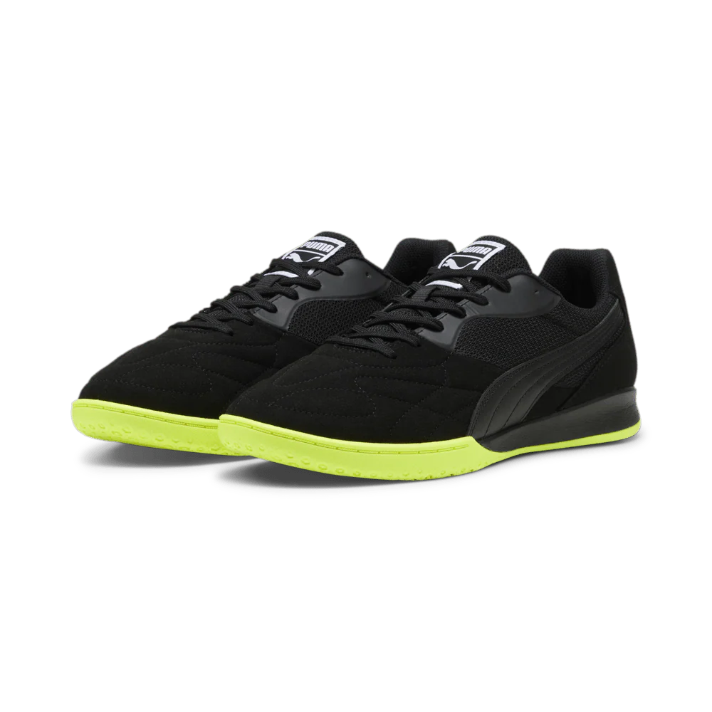 PUMA King Top IT Indoor Shoes Black Lime